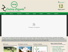 Tablet Screenshot of chetnaorganic.org.in